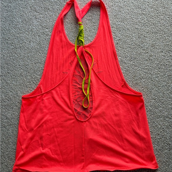 Zumba Fitness Neon Orange Tank Top - Picture 2 of 3